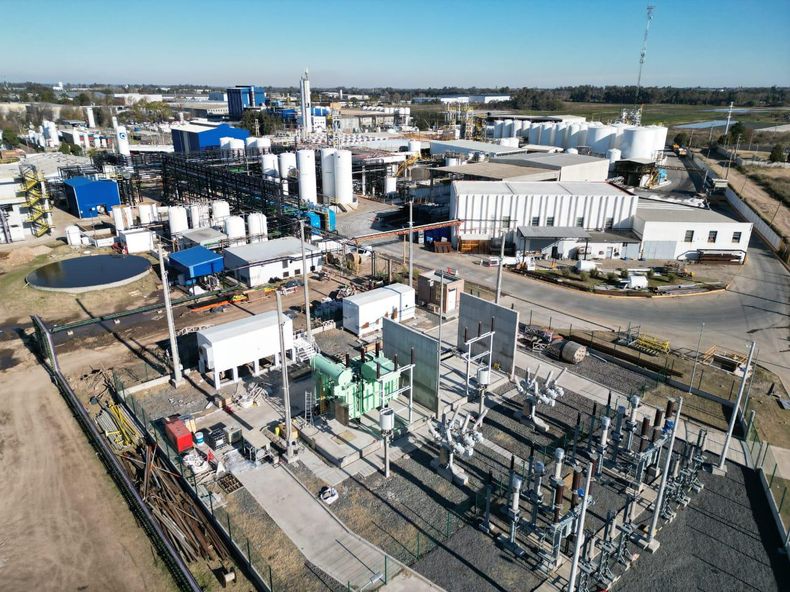 PARQUE INDUSTRIAL. Nueva estación transformadora de alta tensión.