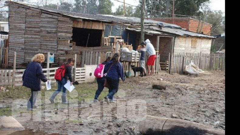 El Municipio recorre los barrios afectados por las inundaciones..