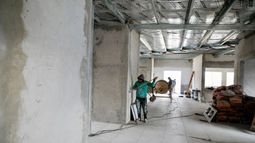 EN OBRA. La Secundaria Nº37 está más cerca de estrenar su edificio.