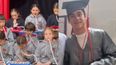 Los alumnos del Colegio del Pilar interpretaron la canción de F1 para Franco Colapinto, egresado de la entidad.