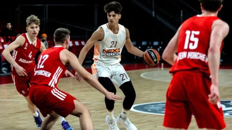 Lucas brilló en el juego ante Kaunas. (Foto: Euroleaguebasketball).