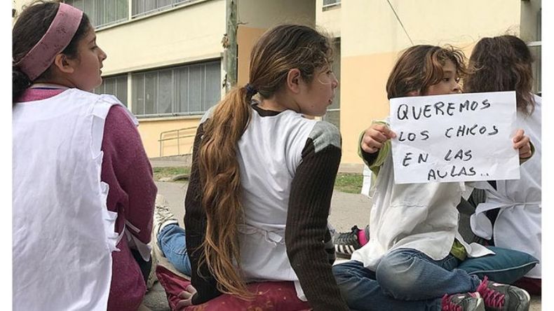 CERRADAS. Las escuelas sin clases generaron demandas de la comunidad..