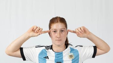 DELANTERA. Annika viene de jugar la Liga Evolución 2023 con la Selección juvenil.