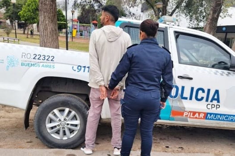 VIOLENTO. El aprehendido tiene 33 años y vive en el barrio La Loma.