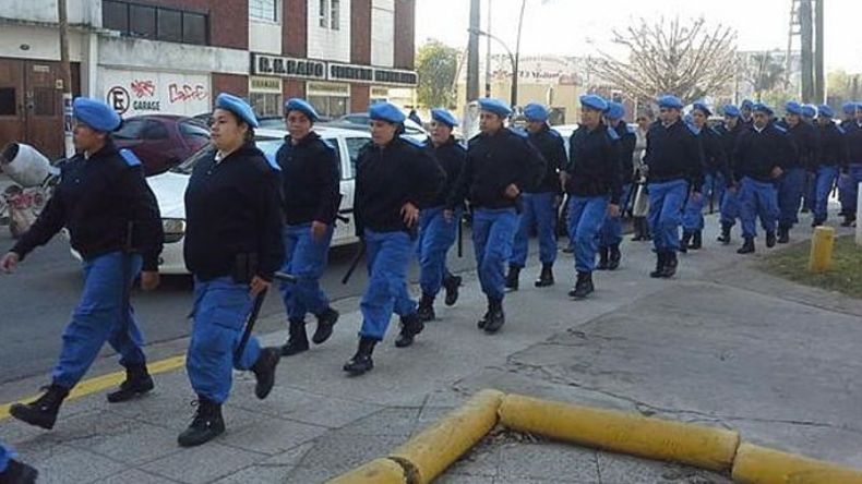 CAPACITACIÓN. La mayoría de los agentes de la Local tuvieron 6 meses de instrucción..
