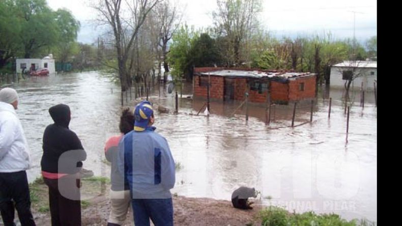 El barrio Pinazo, en Del Viso, uno de los más afectados..