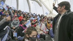 INCLUSIVO. Kicillof destacó la importancia de “rebelarse pensando en los otros”..