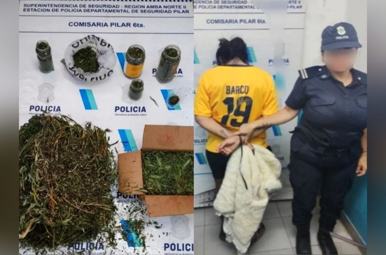 MUJER DETENIDA. Tiene 46 años y vive en el barrio La Loma de Villa Rosa.&nbsp;