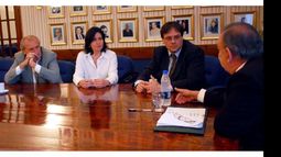 INTERÉS. Responsables del programa mantuvieron un encuentro con Zúccaro..