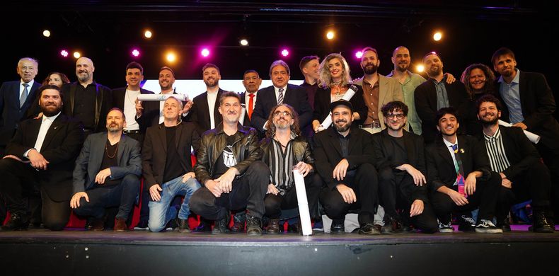Los ganadores de los Diplomas al Mérito. (Marcelo Carroll).