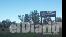 El predio está ubicado frente a la Escuela 15. Ayer no hubo clases..
