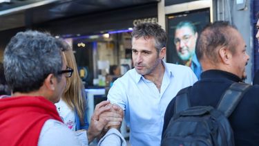 Federico Achával se sumó a la multitud que se movilizó en defensa de la universidad.&nbsp; 