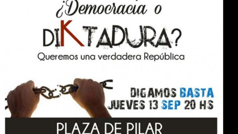 El afiche que convoca a través de las redes sociales..
