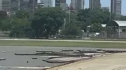 Aeroparque Jorge Newbery: ¡una imagen de la pista que derrite! Aeroparque Jorge Newbery: ¡una imagen de la pista que derrite!