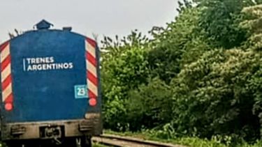 FORMACIÓN. El tren se dirigía de Pilar a Cabred.