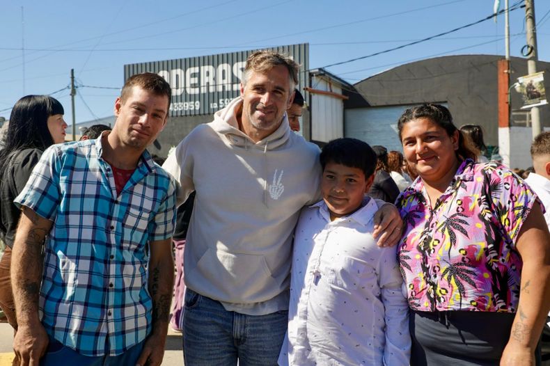 Federico Achával acompañó a los vecinos de San Francisco en las celebraciones.&nbsp;
