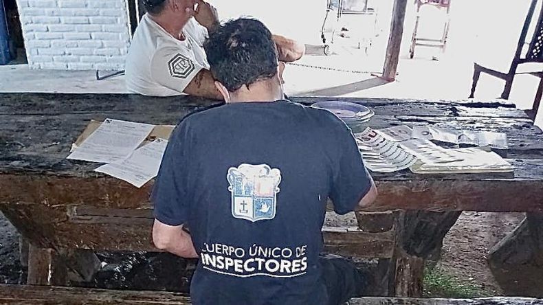 Intervino el Cuerpo Único de Inspectores y Bomberos..