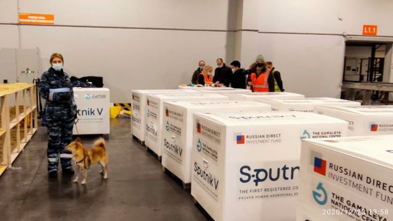 La primera tanda de Sputnik V ya está en la Argentina..