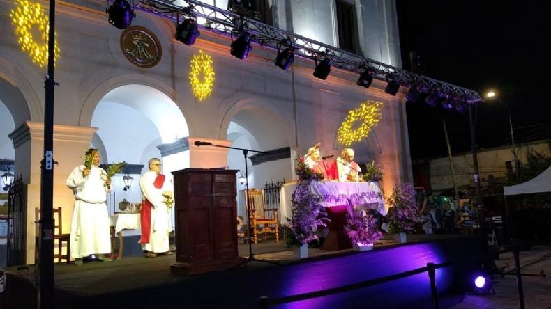Domingo de Ramos en la Iglesia de Pilar (foto Parroquia Nuestra Señora del Pilar..
