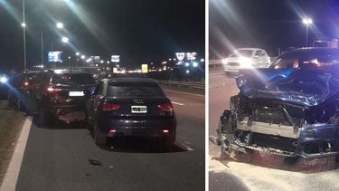 El accidente múltiple se produjo en el kilómetro 46 de Panamericana.&nbsp;