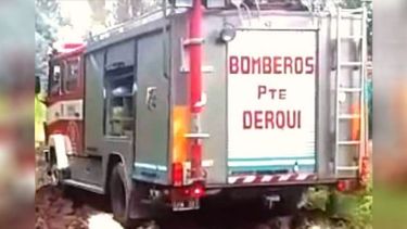 Bomberos trabajaron 40 minutos. .