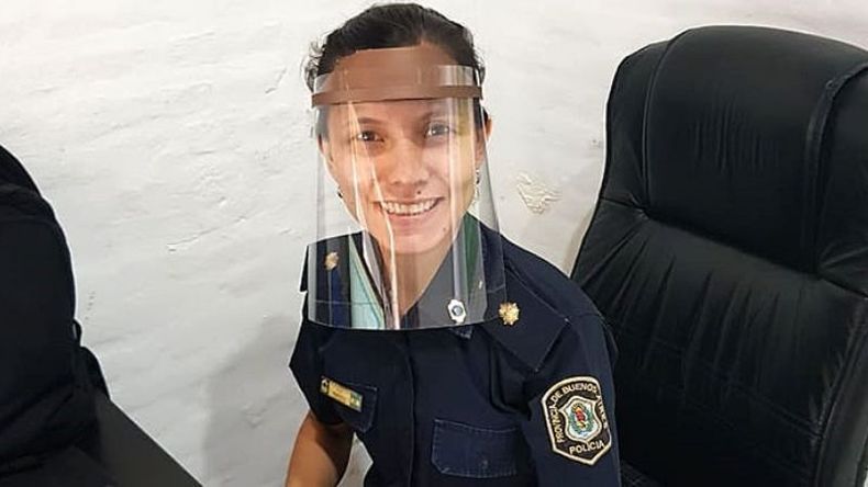 PROTEGIDA, Policía de Monterrey, con la máscara de Sergio. .