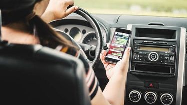 una de cada cuatro personas usa el celular mientras maneja en panamericana