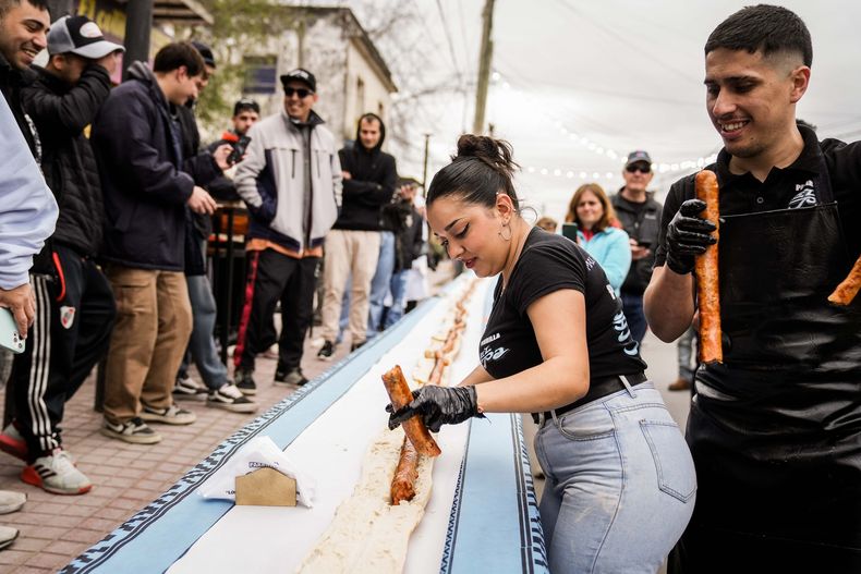 El chorip&aacute;n fue repartido entre vecinos de Malvinas Argentinas.