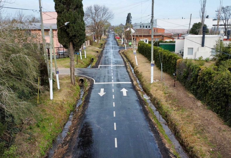 ASÍ QUEDÓ. La calle es un nuevo acceso a Pilar desde la Panamericana.