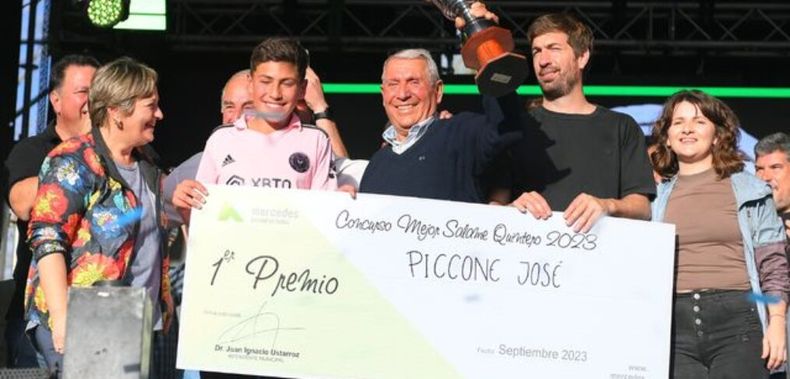 José Piccone obtuvo el primer premio. (noticiasmercedinas)..jpg