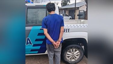 El hombre detenido se estaba peleando con su hermano cuando llegó la policía.