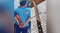 VIOLENTO. Tiene 40 años y le secuestraron un cuchillo. VIOLENTO. Tiene 40 años y le secuestraron un cuchillo.
