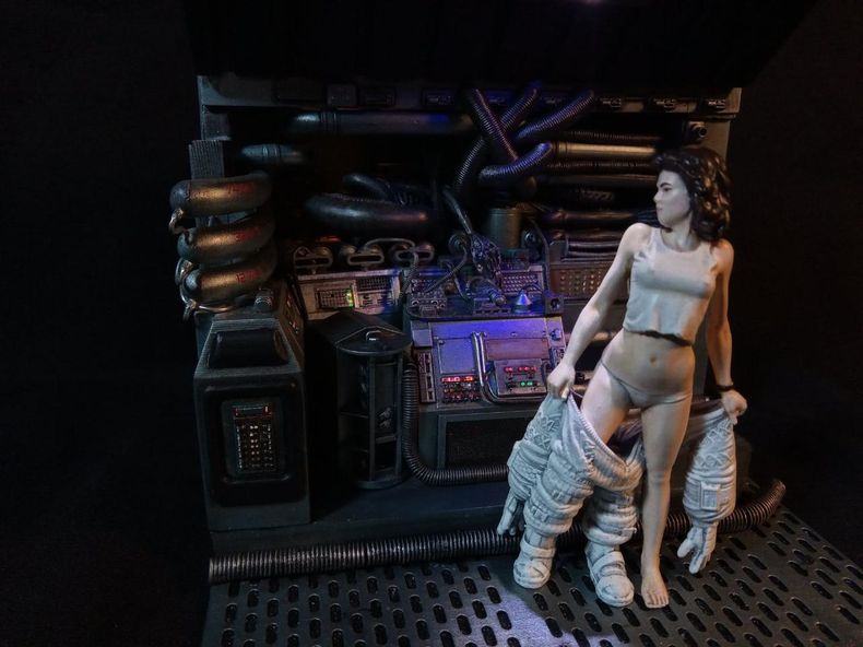 Escena de la película Alien (1979).