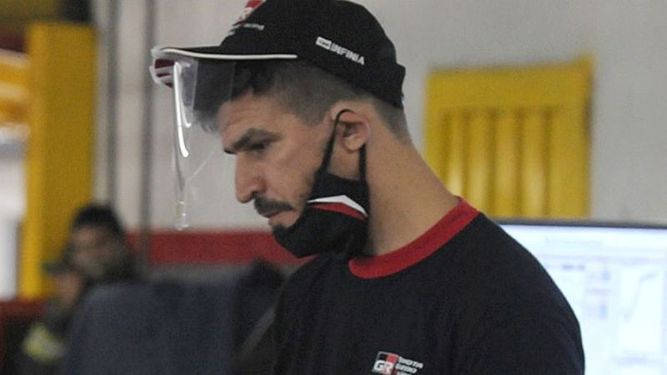 ENOJADO. Rossi no sumó puntos para el torneo en el Gálvez..