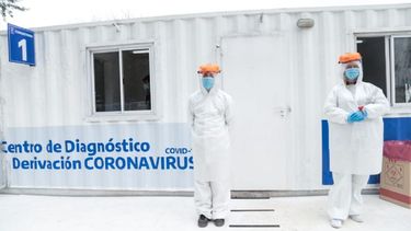 CENTRO DE TESTEO EN DERQUI. Ya se hicieron 6.600 hisopados en todo el distrito. .