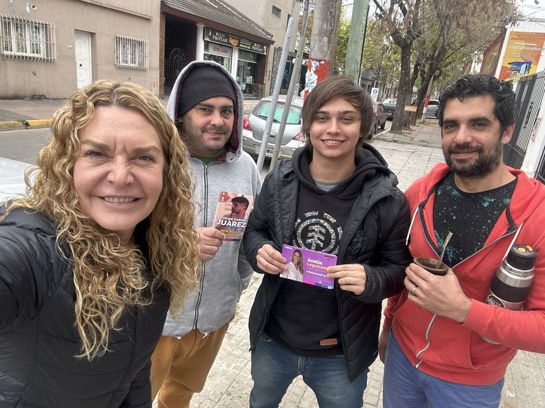 RECORRIDA. Leguizamón presentó la iniciativa tras dialogar con vecinos.