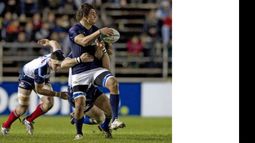 Bautismo. Pablo Matera consiguió su primer try con Los Pumas..