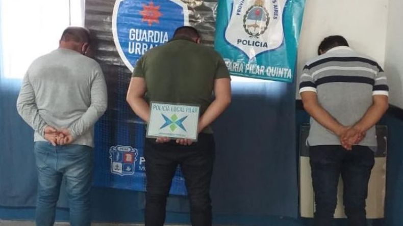 Los tres detenidos tienen nacionalidad colombiana y domicilio en CABA..