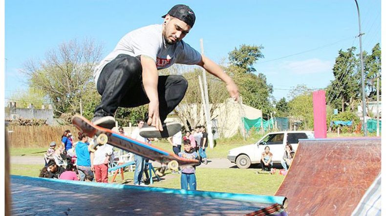 A VOLAR. Los skaters ya tienen el lugar por el que tanto pelearon..
