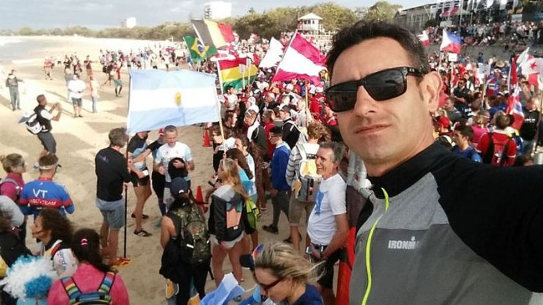 SELFIE. El pilarense en la bella Sunshine Coast..