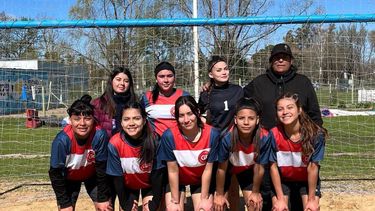 FORMACIÓN. La Sub 18 femenina de Gauchitos está a un paso de llegar a Mar del Plata.