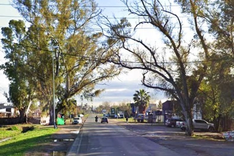 El lugar en el que ocurrió el hecho, en ruta 28.