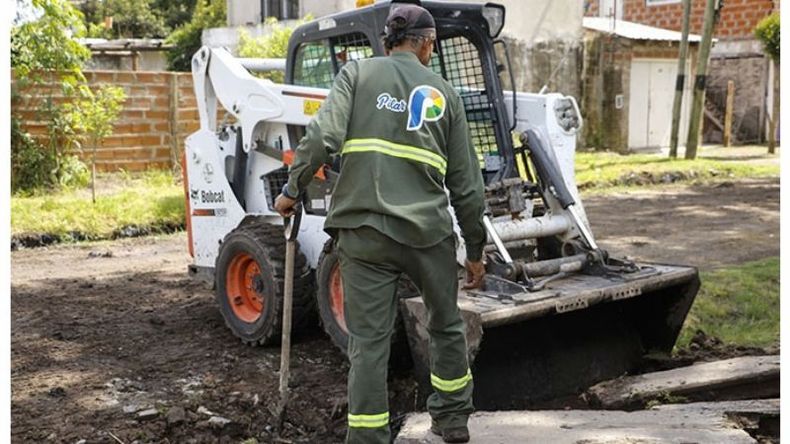 TRABAJOS. Las tareas de preparación comenzaron esta semana..
