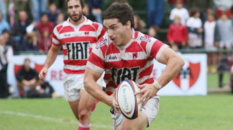 Tobías Moyano marcó dos tries el fin de semana para el regreso al triunfo de Alumni..