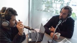 ENTREVISTA. Federico Achával pasó ayer por los estudios de FM Plaza para hablar de todos los temas..