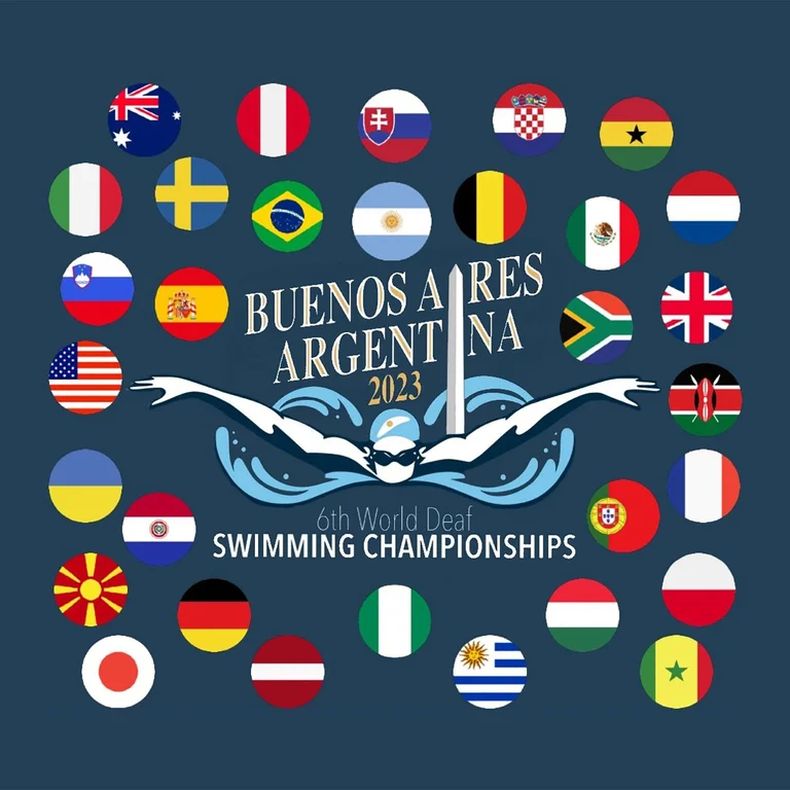 El Mundial de Natación para personas sordas se realizará del 14 al 19 de agosto. (Infobae)..webp