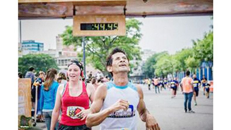 (GENTILEZA WALTER RODRÍGUEZ). Chily completó los 12K en 44’45”..