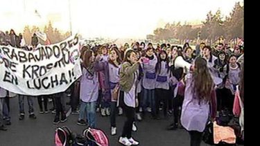 Es en solidaridad con los trabajadores petroleros condenados en Las Heras..