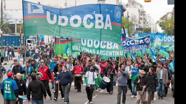 SIN CLASES. Los afiliados a Udocba volverán a parar..