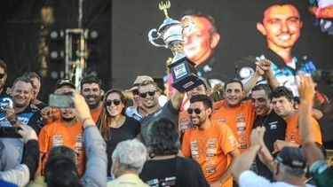 FESTEJO. Del Zotto se llevó el premio mayor de la edición 2022 del SARR..